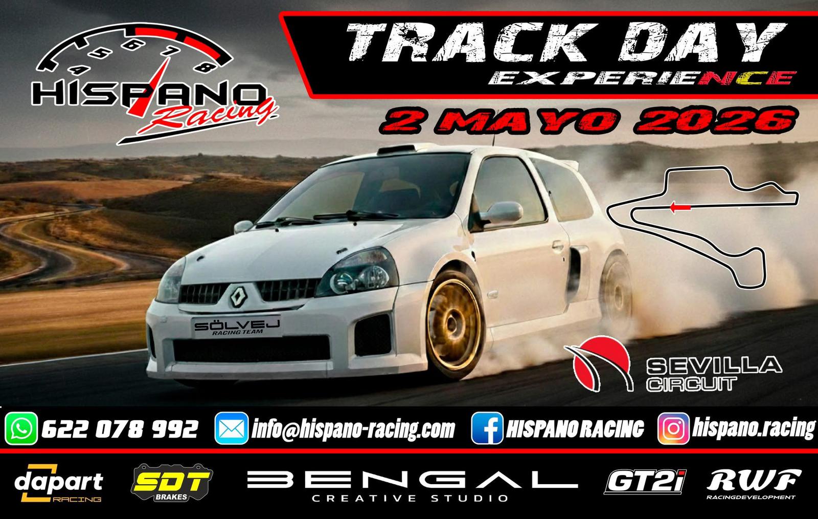 Cartel TRACKDAY Sevilla Circuit